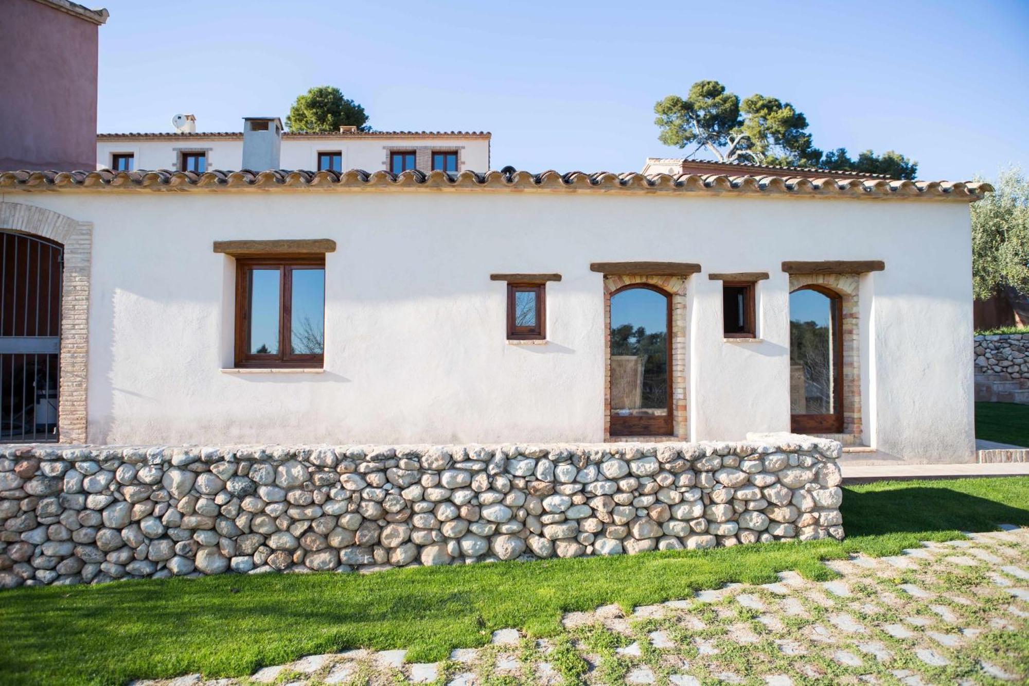 El Pla de Manlleu Casa Rural Masia Les Apieres المظهر الخارجي الصورة
